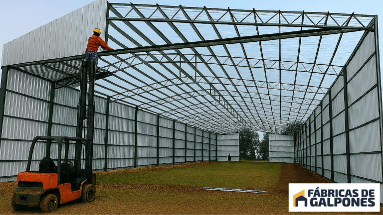 Galpón de carga de camiones